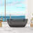 Marfa 59'' x 30'' Runway Semi Transparent Resin Freestanding Soaking Bathtub-102880177