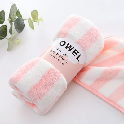 Soft Fleece Hand Towel For Home Gym Pool Yoga Hotel, Thick Absorbent Quick Drying Large Towel, 13.8x29.5in Pink