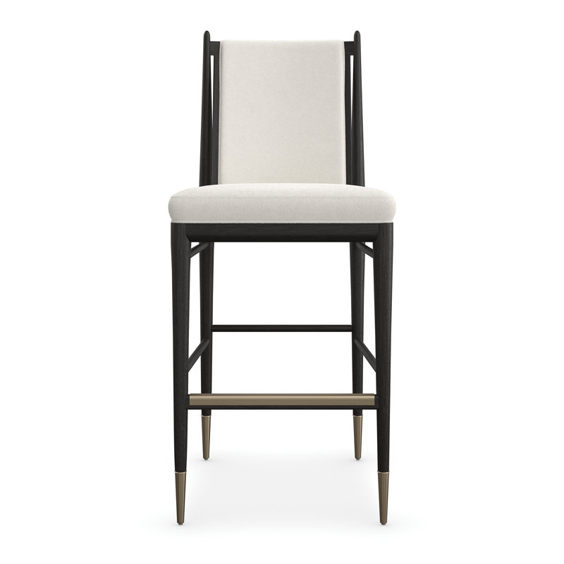 Modern Principles Light Counter Stool, Bar Stool (30" Seat Height), Cinder/Lucent Bronze Metallic