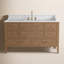 Elliston Single Wide Vanity-Carrara Marble