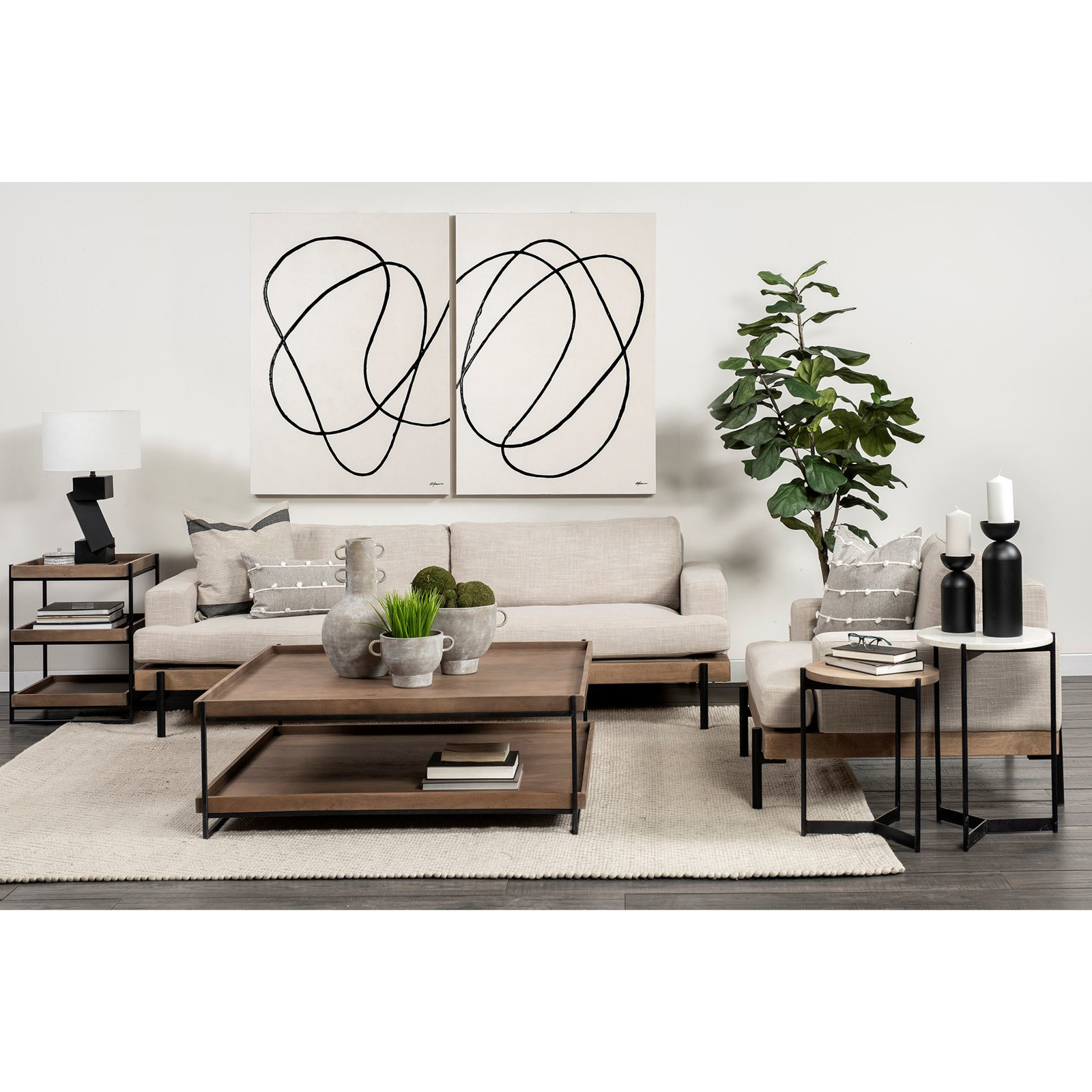 Lupita Solid Wood End Table