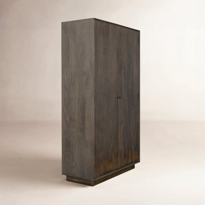 Mango Reeded Accent Cabinet