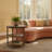 Mango Wood and Cane Round Table with 2 Shelves-46574383