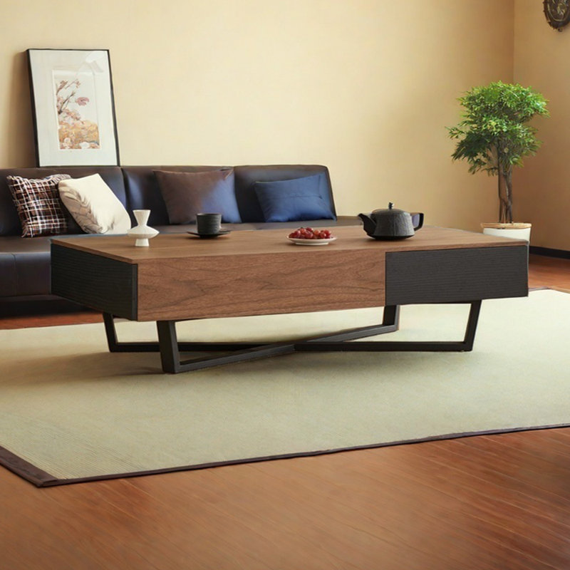 Table basse moderne Modern, H 15,74 po x L 55,11 po x l 31,49 po