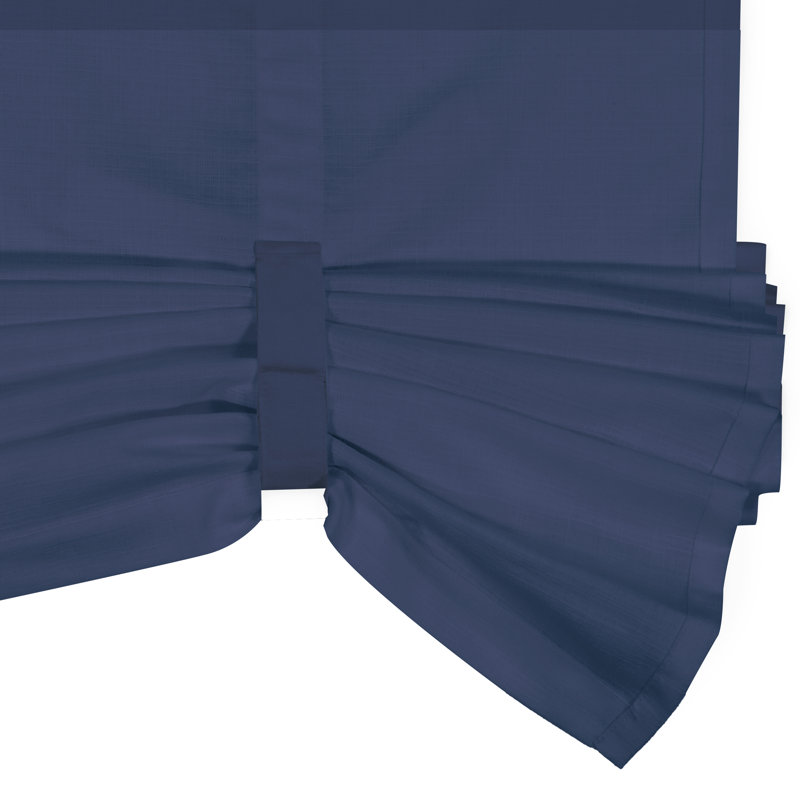 Naughton Room Darkening Tie-up Shade, Indigo