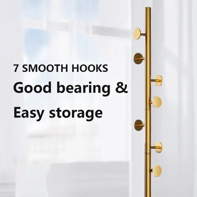 Coat Rack Freestanding With Marble Base