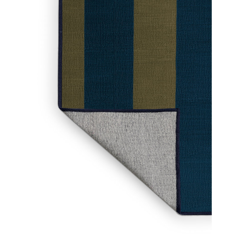 Tapis botanique brun lavable à la machine, Rectangle 6 pi x 9 pi