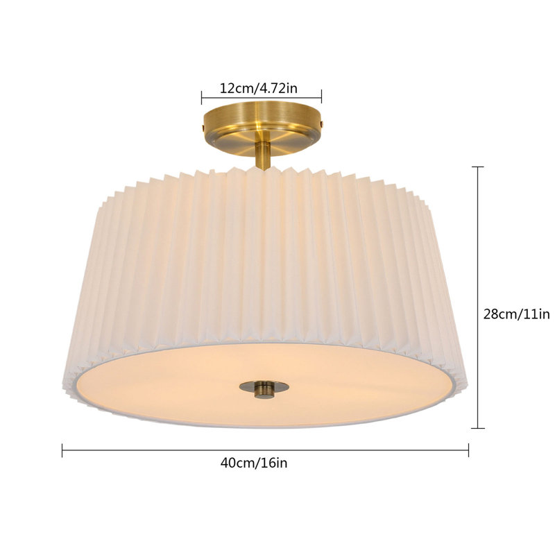 Plastic Semi Flush Mount