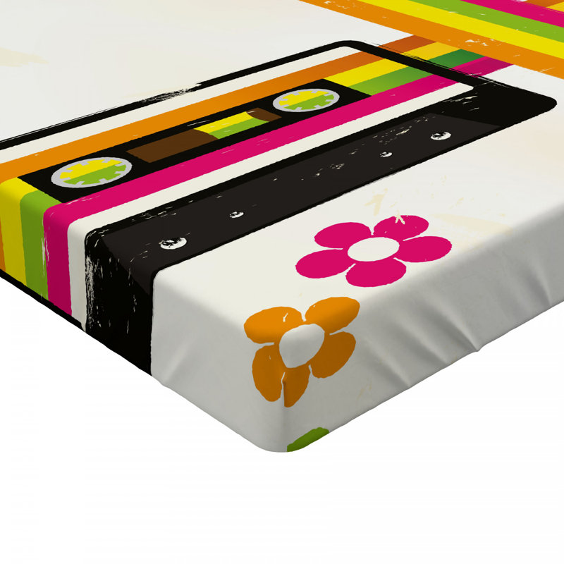 70s Party Fitted Sheet, Full Fitted Sheet
