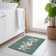 Machine Washable Indoor/Outdoor Christmas Presents Xhevrie Seafoam Rug