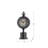 Analogue Electric Tabletop Clock with Alarm in Black