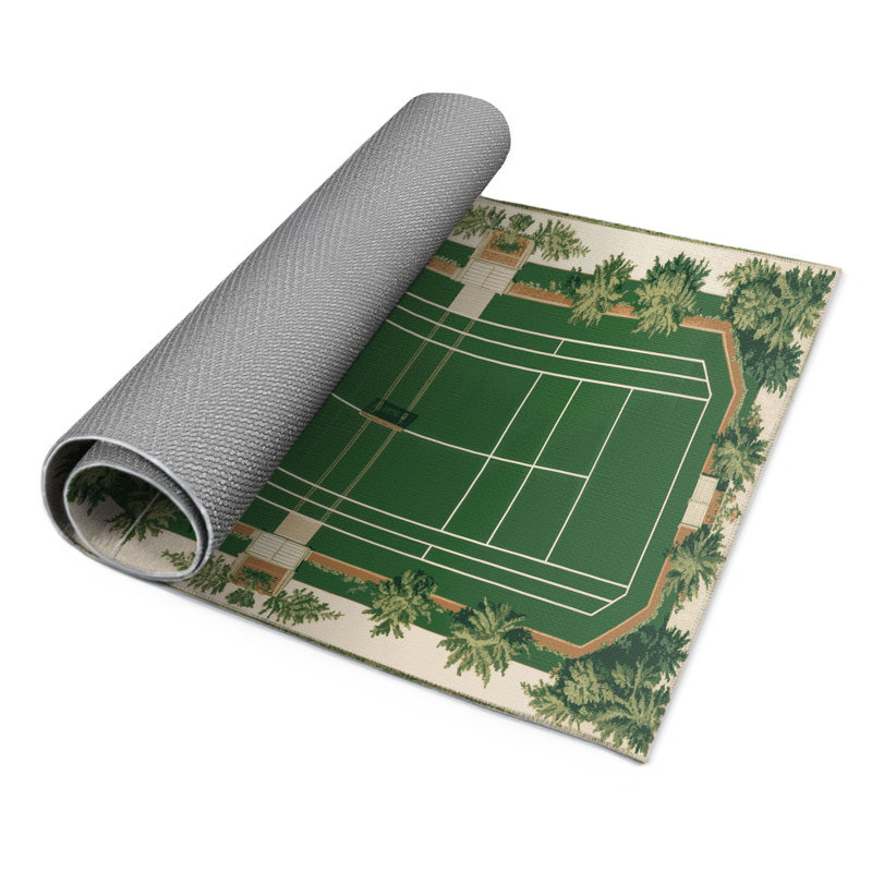 Tapis vert français intérieur et extérieur, Rectangulaire 3 pi x 5 pi