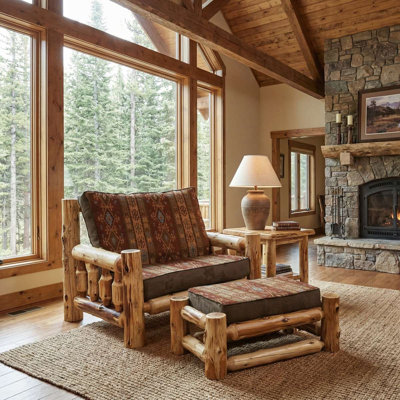  Chaise et demi Cedar Log