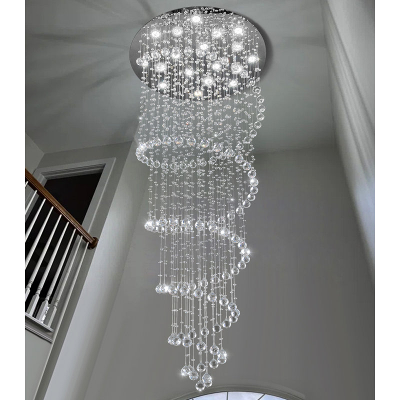 Lustre Glam, Argent argent, H 118 po x l 39,4 po x P 39,4 po