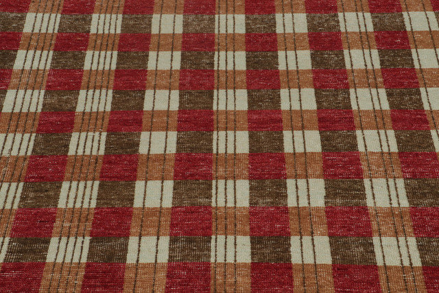 Homage Hand Knotted Wool Geometric Area Rug, Rectangle 10' x 14'