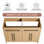 Base de meuble-lavabo double 60 po sans plateau