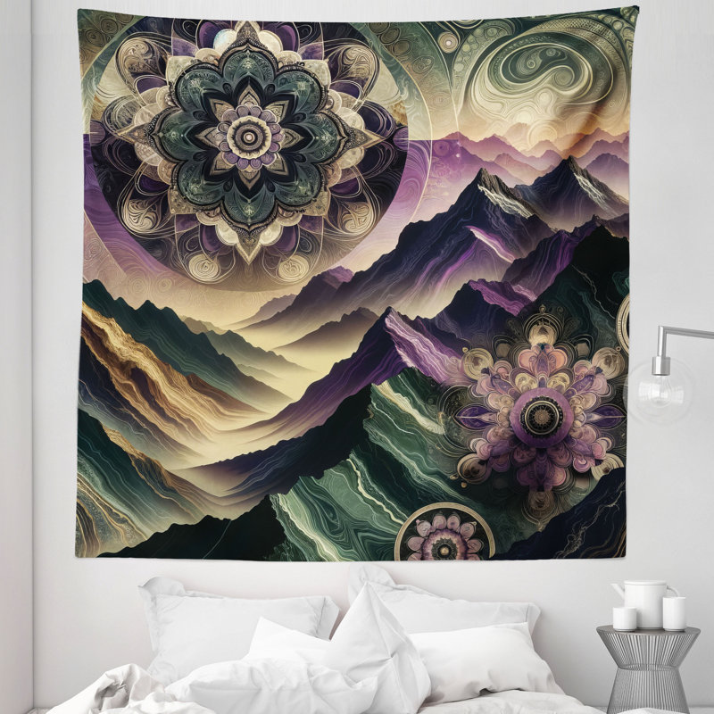 Tapisserie en microfibre, H 88 po x l 88 po