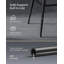 Swivel Upholstered Counter Stool with Metal Frame-104903105