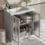 Meuble-lavabo sophistiqué avec des matériaux de qualité et un design élégant-113754450