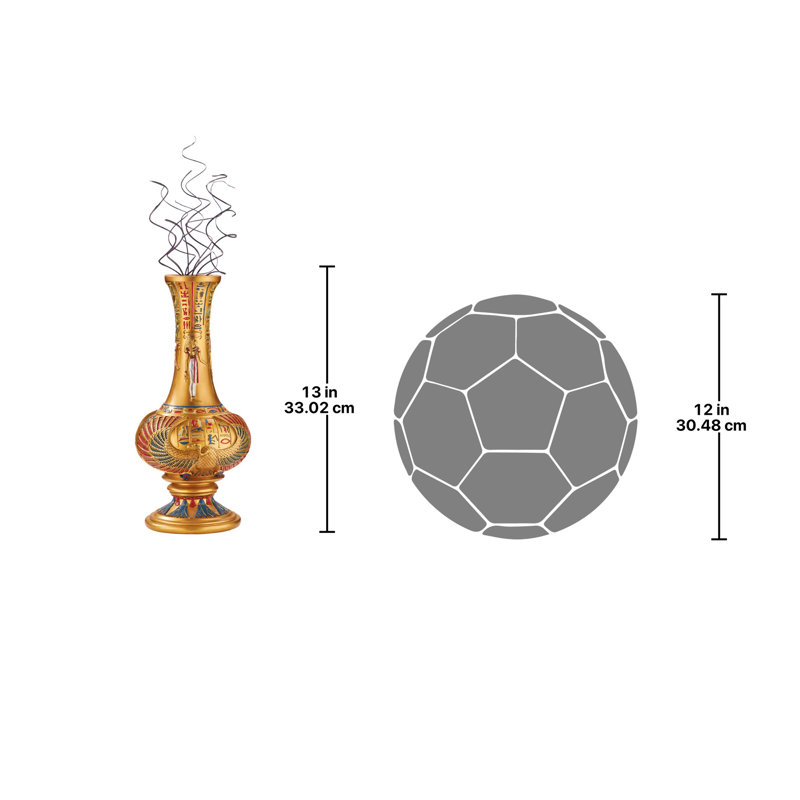 Vase sculpturale dieu vautour Nekhebet