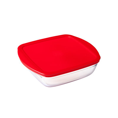 Contenant de rangement carré avec couvercle O-Cuisine