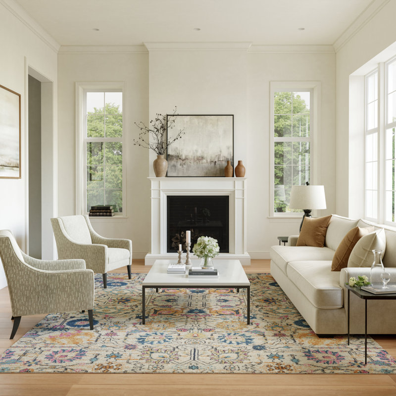 Liiam Abstract Indoor Rug, Rectangle 6' x 9'