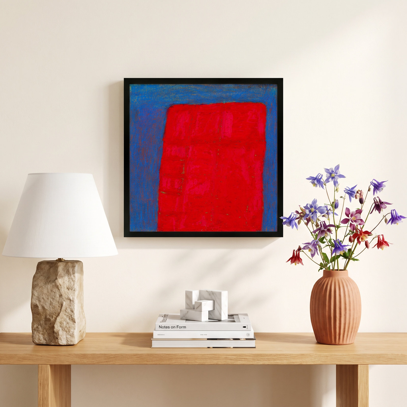 Drian "Beacon" Print by Stephanie Dennis, 16" H x 16" W  x 1.25" D, Black