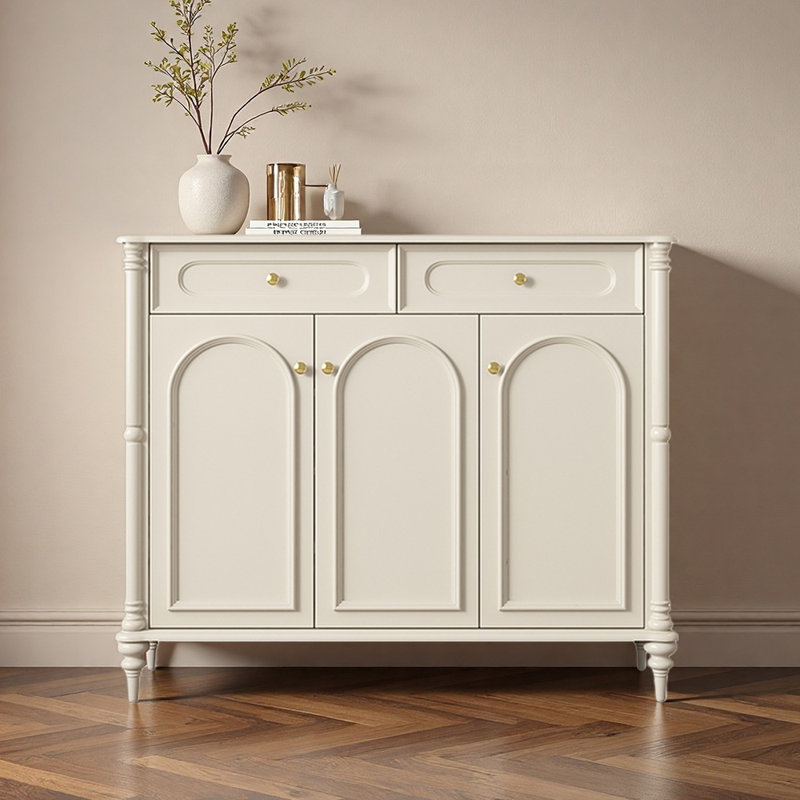 French style furniture storage shoe cabinet