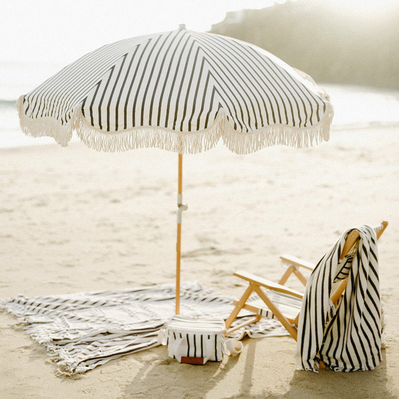 Beach Blanket, Black/White