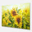 Bright Yellow Sunny Sunflowers - impression d'art graphique-116160367-113370086-33219472