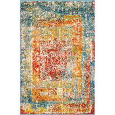 Tapis transitionnel Murawski multicolore couleur soleil