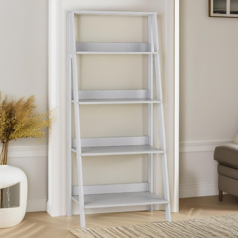 Nishan 140cm H x 61cm W Ladder Bookcase