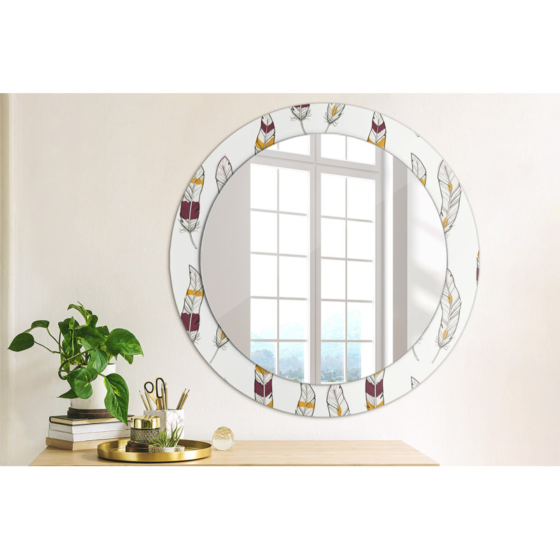 Huldar Glass Flat Wall Mirror