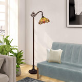 Palko 63.2'' Antique Dark Bronze Task Floor Lamp
