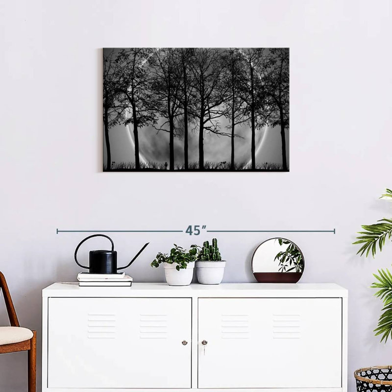 " Haunted Forest Canvas Print ", 20" H x 30" W x 1.25" D