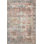 Tapis terre cuite / bleu / ivoire à motif oriental