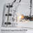 5-light Drum Chandeliers With Textured Glass -844178650