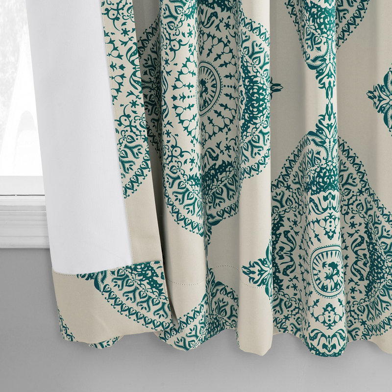 Rideaux obscurcissant pour chambre à coucher Donnington, Bleu sarcelle