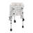 Shower Folding Seat For Wall Mounting, Height-Adjustable Shower Seat, Foldable Shower Seat
