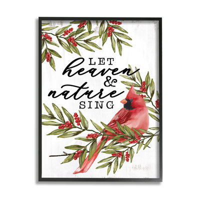 " Festive Phrase Cardinal " by Dogwood Portfolio