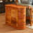 Wood End Table with 2 Drawers