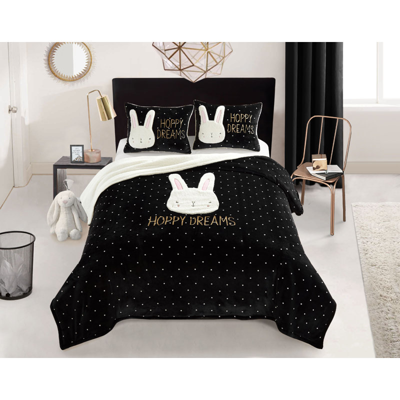 Bromborough Polyester Dots Comforter, Queen Comforter + 2 Standard Shams