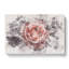Pink Tipped Rose Flower Watercolour - Wrapped Canvas-56665693
