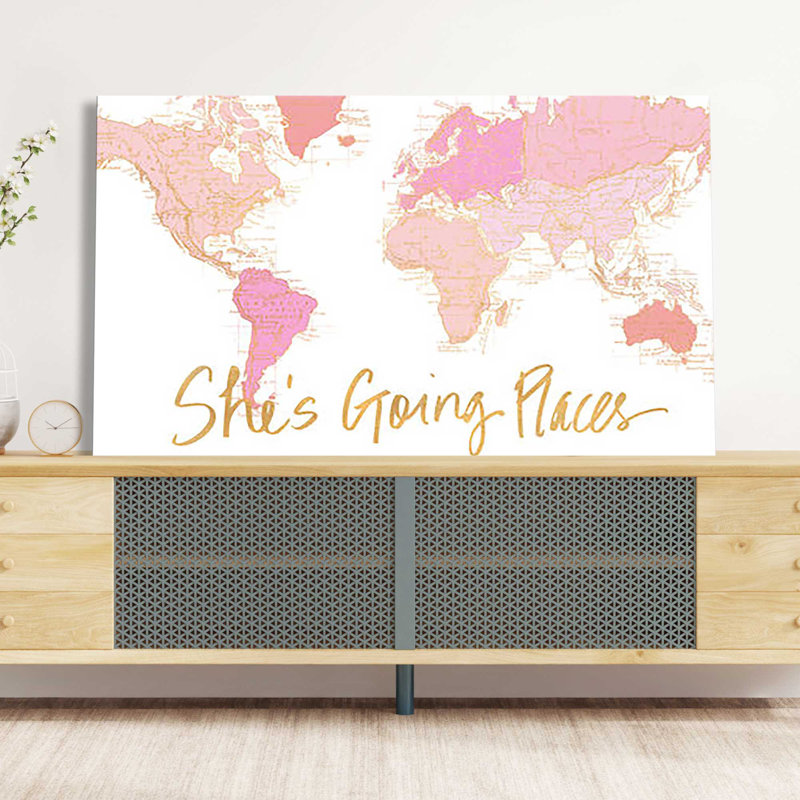 "She's Going Places (Horizontal)" par Elizabeth Medley, reproduction sur toile, L 40 po x H 24 po