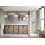 Meuble-lavabo double l 84 po x P 22 po Ziva-50494168