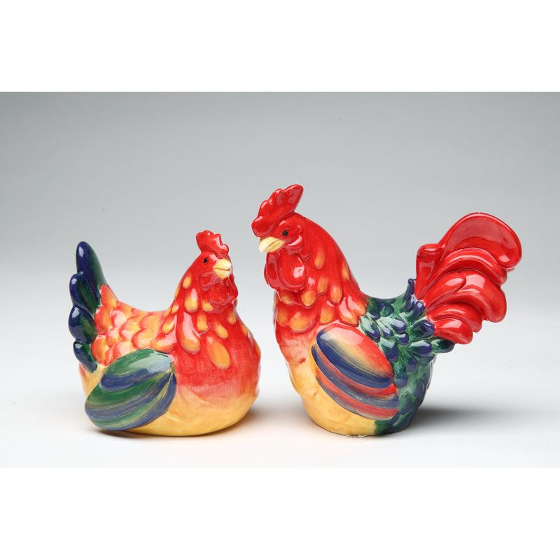 Rooster And Hen Salt And Pepper