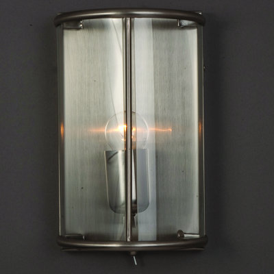 Blumer Steel Flush Mounted Sconce