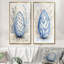 «Aqua Dragon Egg I - Dragons», ensemble d'art mural abstrait moderne, ensemble de 2-68866127-193254469