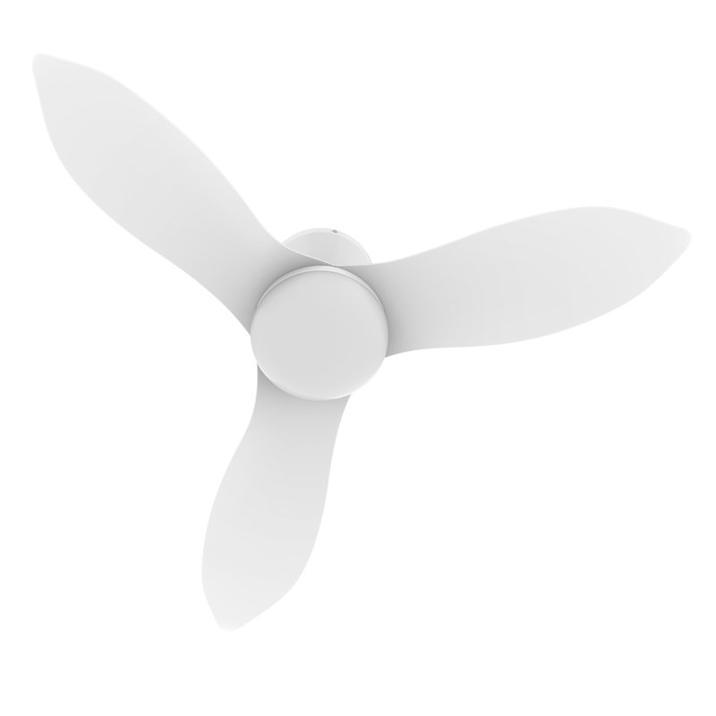 45'''' Smart Ceiling Fan With Remote, Light Kit IncludedWorks With Google Assistant And Amazon Alexa,Siri Shortcut., White