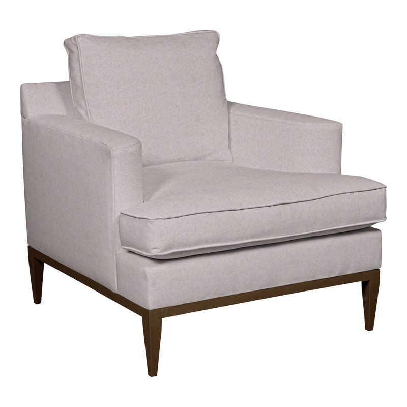 Camilla 34.5" Chair, Tuck Linen, Havana